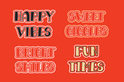 MONTRAVA Playful Display Font Product Image 3