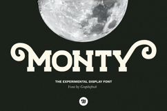 Monty - Experimental Display Font Product Image 1