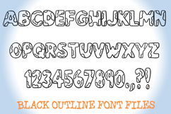 Moo Cow Spots Lettering ABC Font Animal Print Type OTF Product Image 3