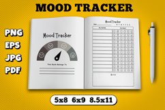Amazon kdp mood tracker interior for kindle publisher Product Image 1