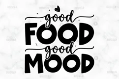 Good food good mood SVG, Tote Bag SVG Design Product Image 2