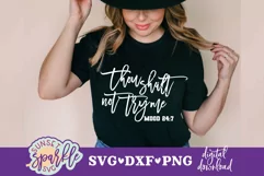 Thou Shalt not Try me SVG| Mom Quote svg| Mother's Day Product Image 1