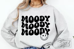 Moody SVG - Sarcastic SVG - Retro Funny Introvert PNG Product Image 1