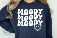 Moody SVG - Sarcastic SVG - Retro Funny Introvert PNG Product Image 3