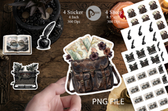 Dark Academia Beach Read Sticker Product Image 1