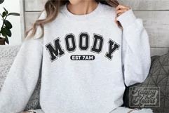Moody Est 7AM SVG - Sarcastic SVG - Retro Funny Introvert Product Image 1