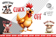 Moody Farm Animal Quotes Clipart Product Image 1