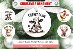 Moody Farm Animal Quotes Ornament Product Image 1