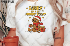 Moody Gingerbread PNG Funny Christmas Product Image 2