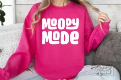 Moody Mode SVG - Sarcastic SVG PNG - Retro Funny Introvert Product Image 4