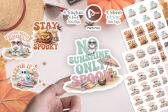 Exhausted Ghouls Quotes Sticker Product Image 1