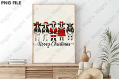 Mooey Christmas Cow PNG Product Image 3