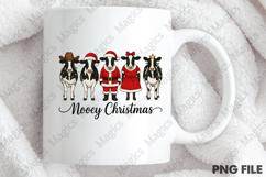 Mooey Christmas Cow PNG Product Image 4