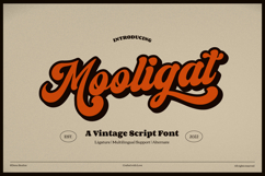 Mooligat | Vintage Script Font Product Image 1