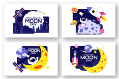 10 International Moon Day Illustration Product Image 2