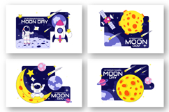 10 International Moon Day Illustration Product Image 3