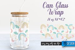 Can Glass Wrap Rainbow SVG | Rainbow SVG Design | Template Product Image 1