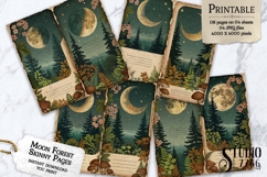Moon Forest Skinny Junk Journal Pages Product Image 1