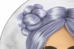 Moon Girl | Png File | For Sublimation Product Image 4