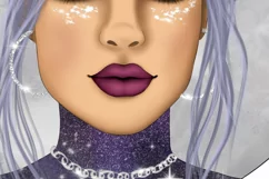 Moon Girl | Png File | For Sublimation Product Image 6