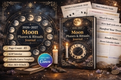 Moon Phases &amp; Rituals Journal 26 &amp; 2027 Product Image 1
