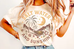 Salt Water And Sunshine PNG, Summer Vibes, Hello Summer PNG Product Image 2
