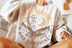 Salt Water And Sunshine PNG, Summer Vibes, Hello Summer PNG Product Image 3