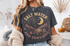 Salt Water And Sunshine PNG, Summer Vibes, Hello Summer PNG Product Image 1