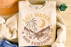 Salt Water And Sunshine PNG, Summer Vibes, Hello Summer PNG Product Image 4