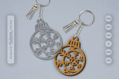 Moon Snowflake Bauble SVG Product Image 2