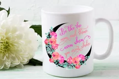 MOON SUBLIMATION DESIGN I FLORAL MOON SUBLIMATION DESIGN PNG