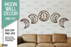 Moon Wall Art Laser Cut Bundle. Moon Wall Decor SVG Product Image 10
