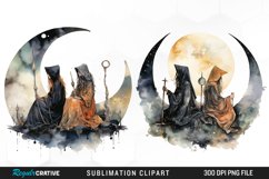 Watercolor Clipart,Watercolor Fantasy,Moon Door,Fantasy Clipart,Heaven Clipart,Watercolor Moon,Moon Clip Art,Floral Moon,Celestial Witch,Watercolor Sky,Watercolor Galaxy,Png Transparent