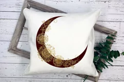 Moon With Sunflower Sublimation I Floral Moon Sublimation 