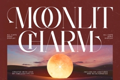 Moonlit Charm - All Caps Serif Display Product Image 1
