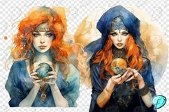 Moonlit Magic Watercolor Illustrations Product Image 3