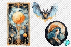 Moonlit Magic Watercolor Illustrations Product Image 4