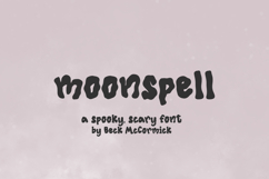 Moonspell Display Font Product Image 1