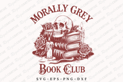 Morally Gray Book Club SVG Design Product Image 1