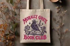 Morally Grey Book Club SVG, Dark Romance PNG, Romantasy Book Product Image 3
