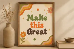 Morame Yoabe Retro Groovy Display Product Image 5