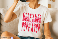 More Amor Por Favor Valentine SVG PNG Product Image 3