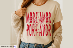 More Amor Por Favor Valentine SVG PNG Product Image 4