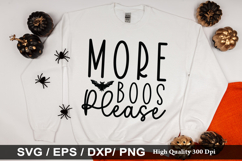 More boos please SVG - Halloween Design Product Image 1