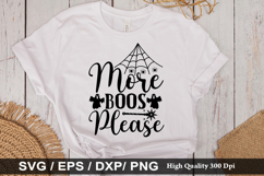 More boos please - Halloween SVG Design Product Image 1
