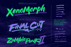 More Brains! Retro 80s VHS Horror Font Product Image 4