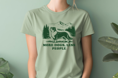 More Dogs Less People SVG PNG | Dog Lover Shirt Nature Print Product Image 2