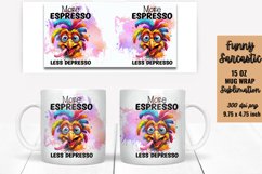 More espresso less depresso PNG Product Image 1