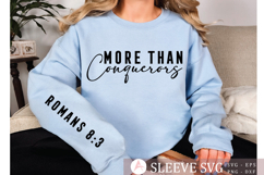 More than conquerors Sleeve SVG Design Product Image 3