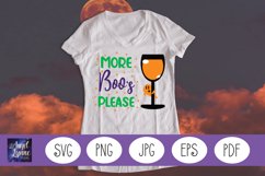 More Boos Please | Halloween Quote SVG | Halloween Quotes Product Image 1